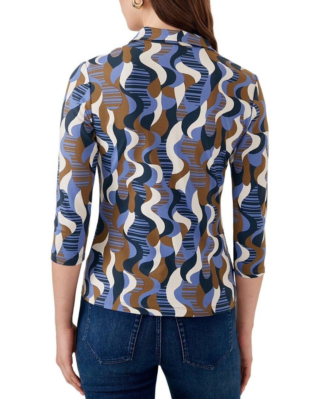 J.McLaughlin Blue Court Top