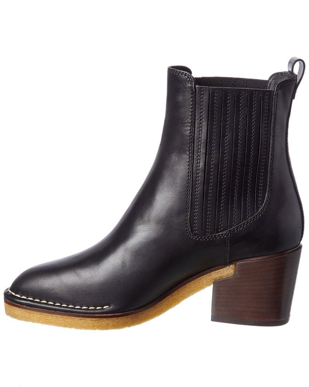 Tod's Black Leather Bootie