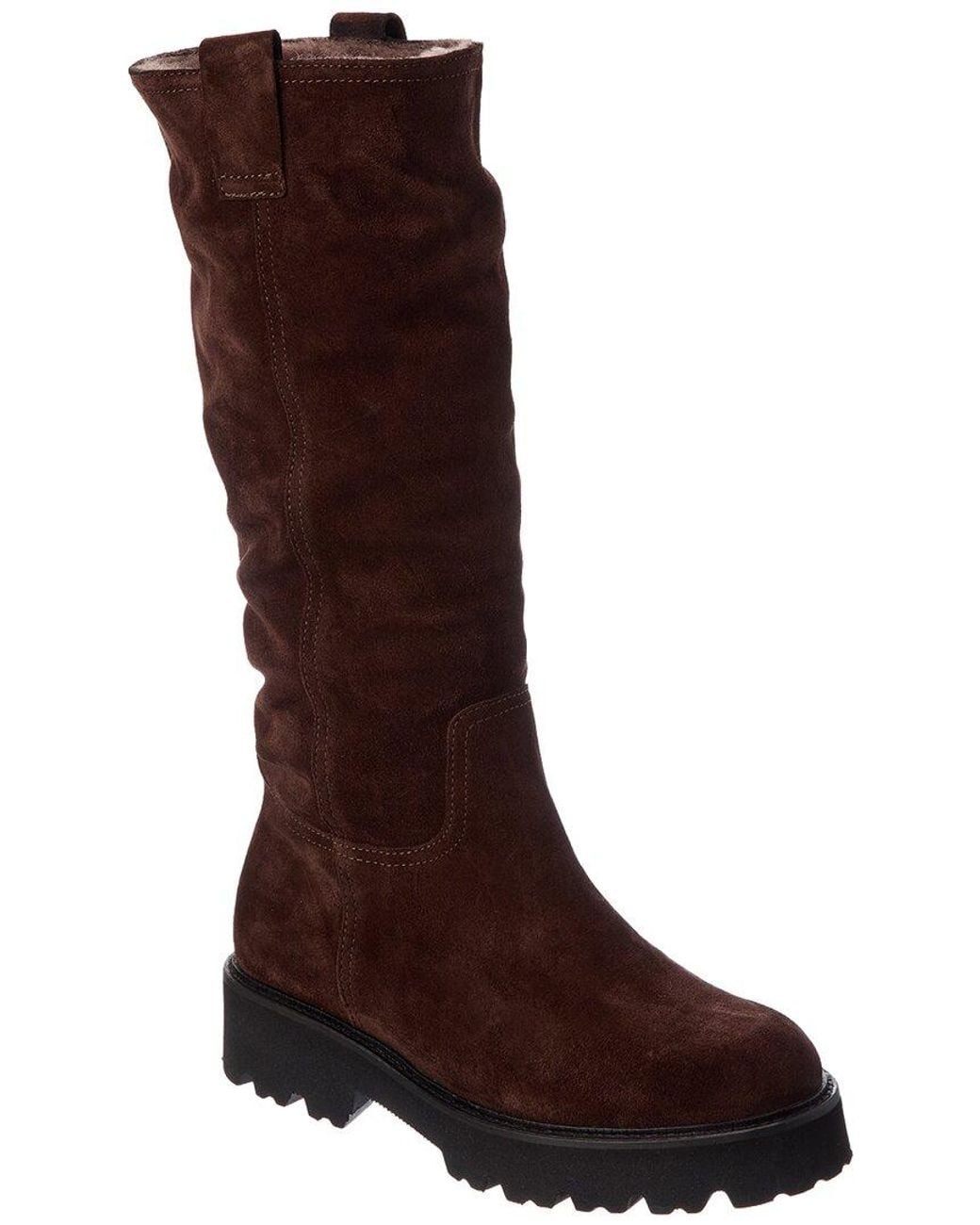La Canadienne Brown Adapt Suede Knee-High Boot