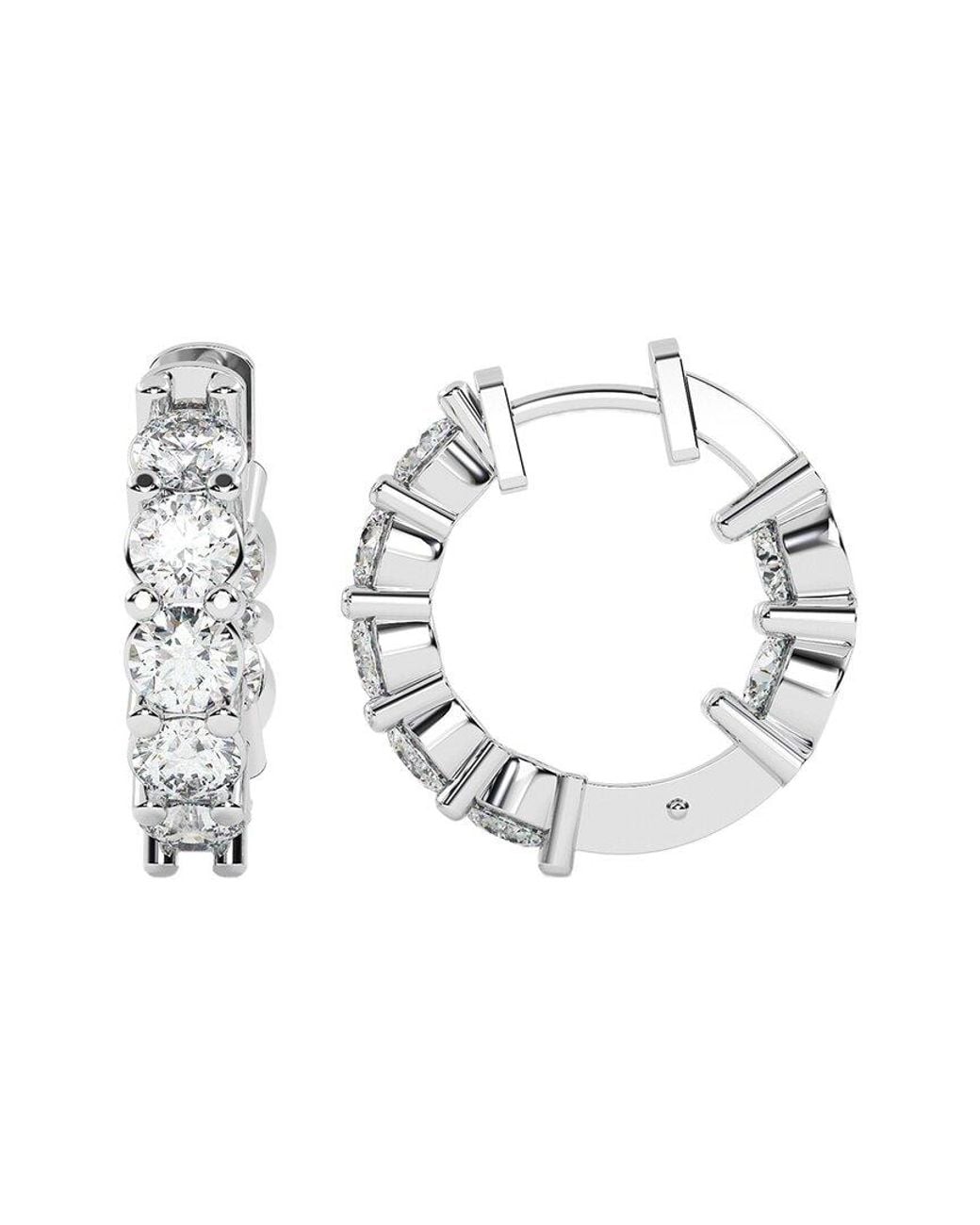 Diamond Select Cuts Metallic 14K 2.50 Ct. Tw. Diamond Earrings