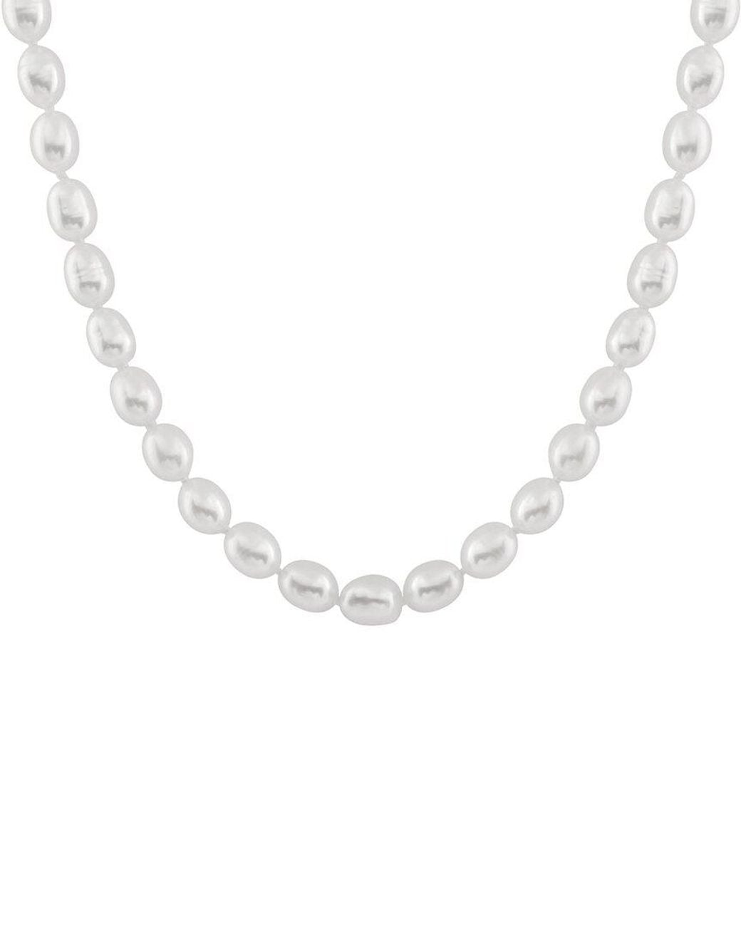 Splendid Metallic 14k 5-6mm Pearl Necklace