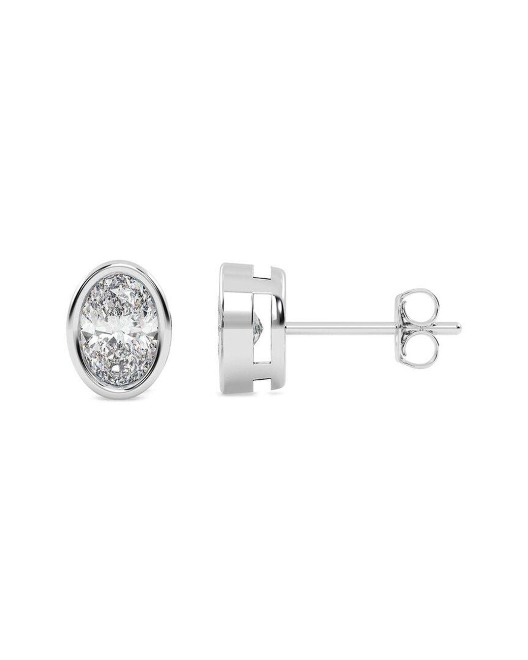 Lab Grown Diamonds Metallic 14K 0.75 Ct. Tw. Lab-Grown Diamond Earrings