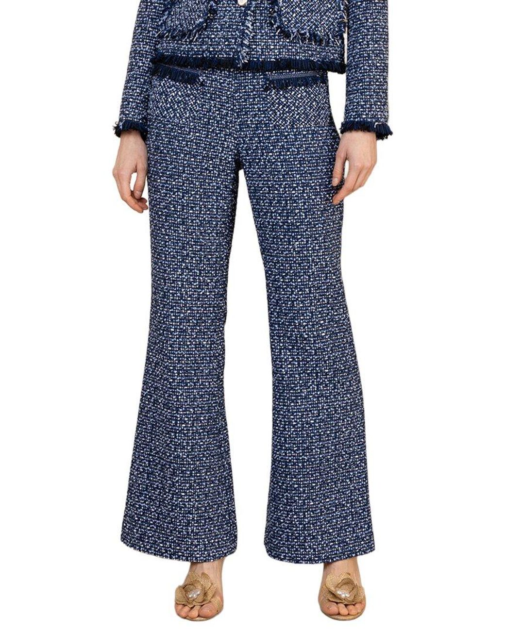 Hale Bob Blue Dalia Pant