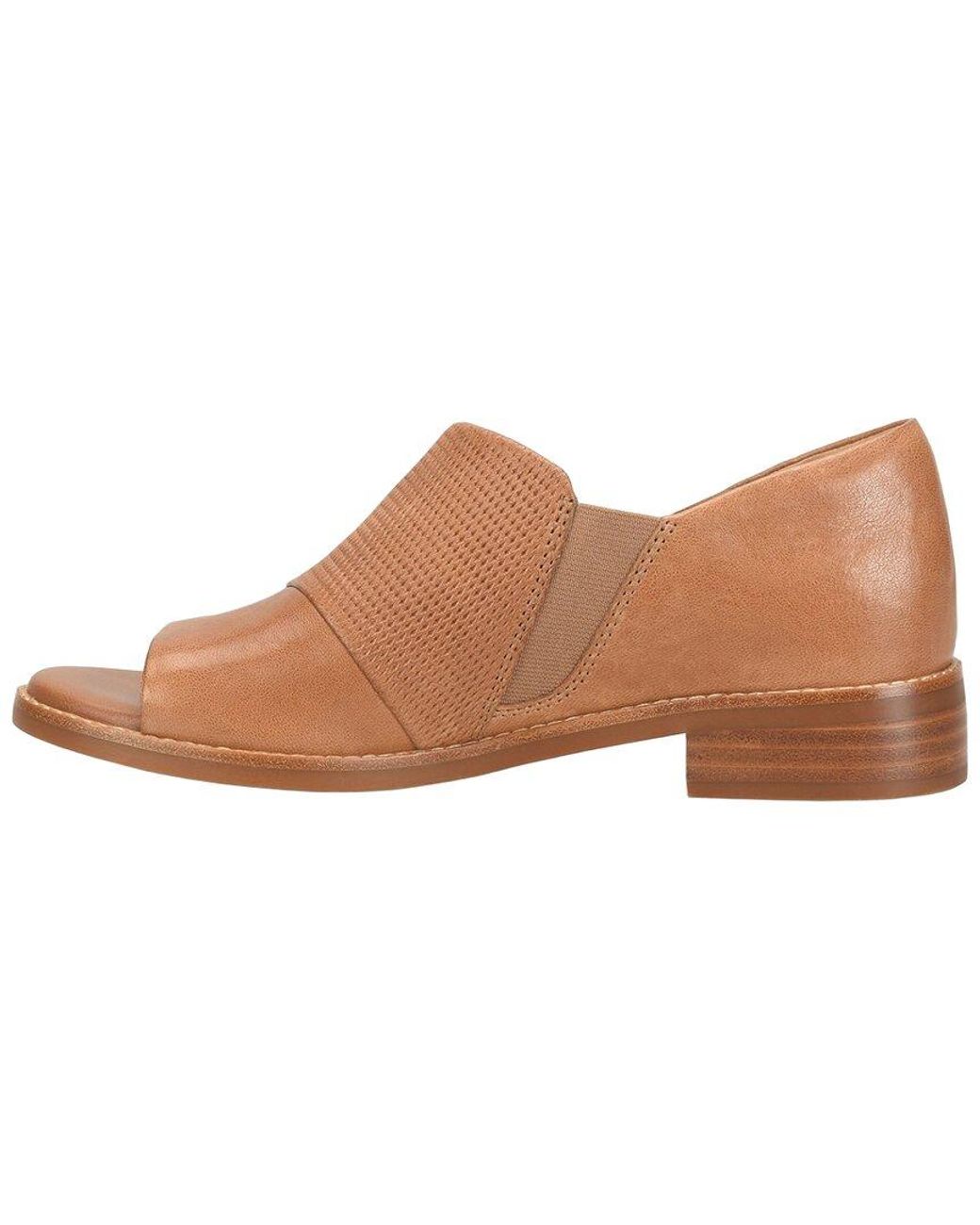 Söfft Brown Naydeen Leather Flat