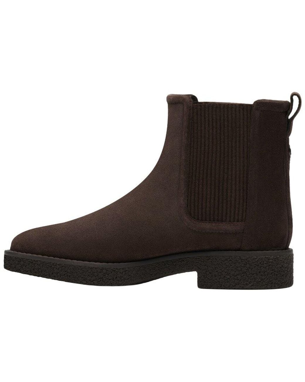 Clarks Brown Nella Top Suede Boot