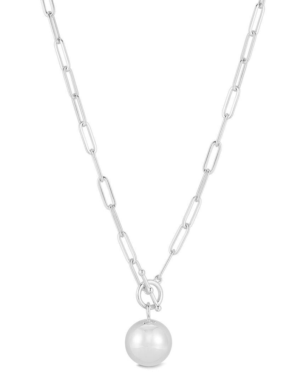 Glaze Jewelry Metallic Plated Toggle Necklace