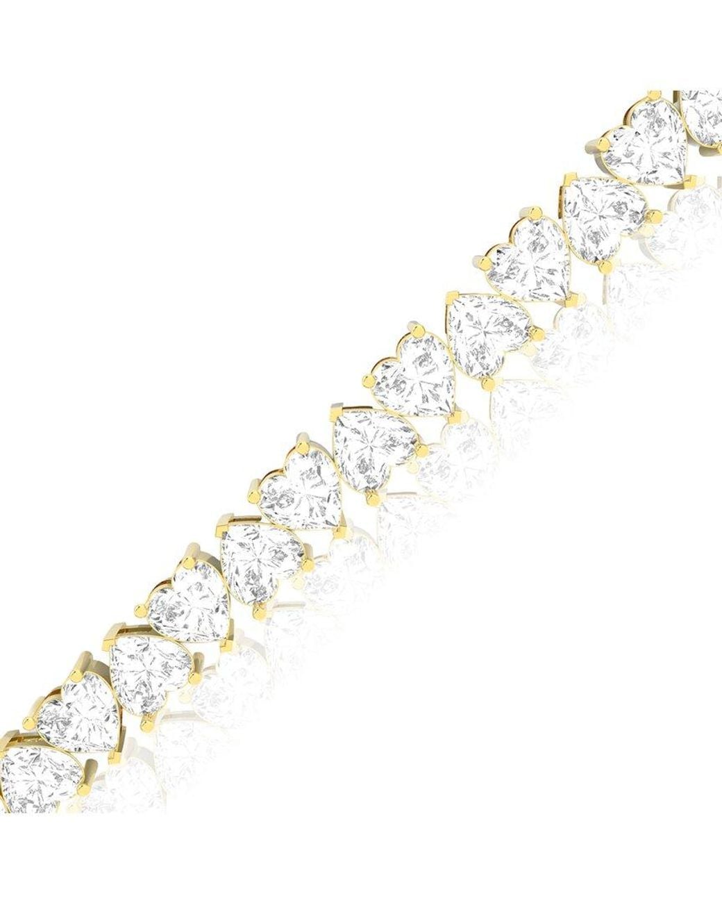 Amairah Metallic Over 15.00 Ct. Tw. Lab-Grown Diamond Tennis Bracelet