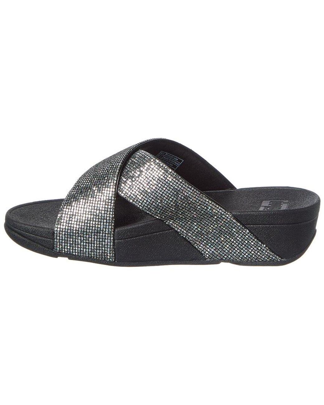 Fitflop Black Glitterball Slide