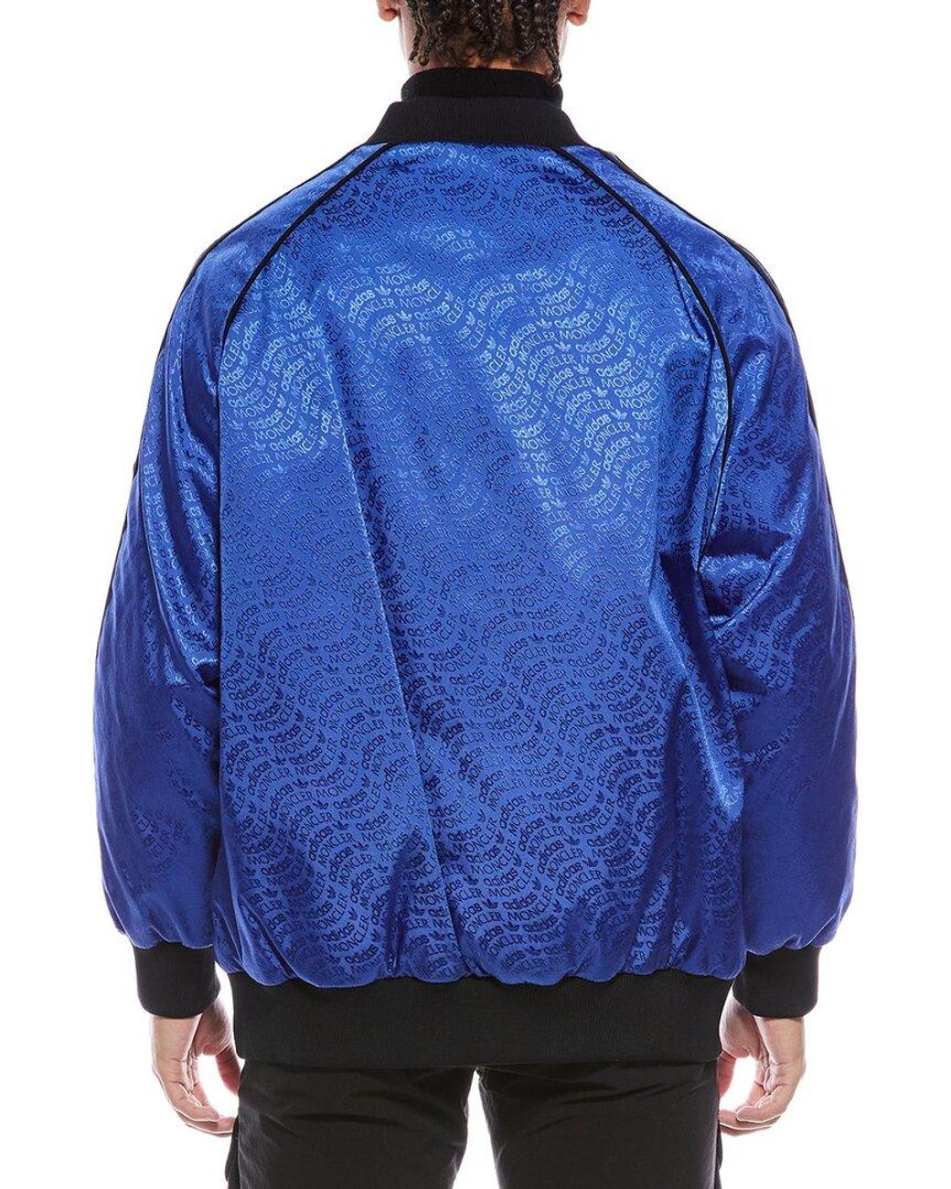 Moncler Blue Seelos Reversible Bomber Jacket for men