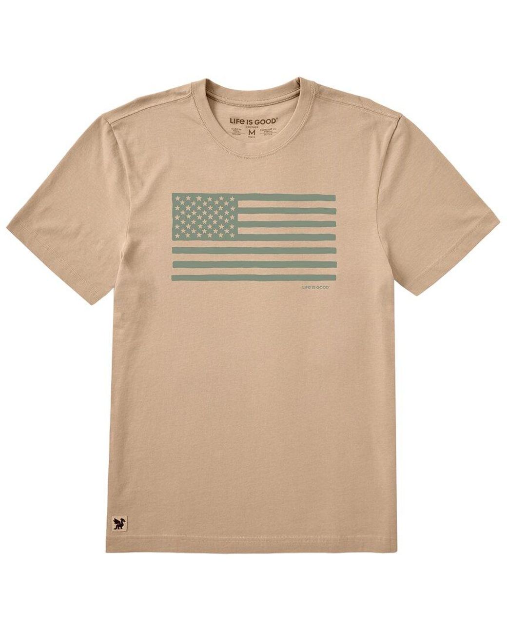 Life Is Good. Natural Crusher T-Shirt for men