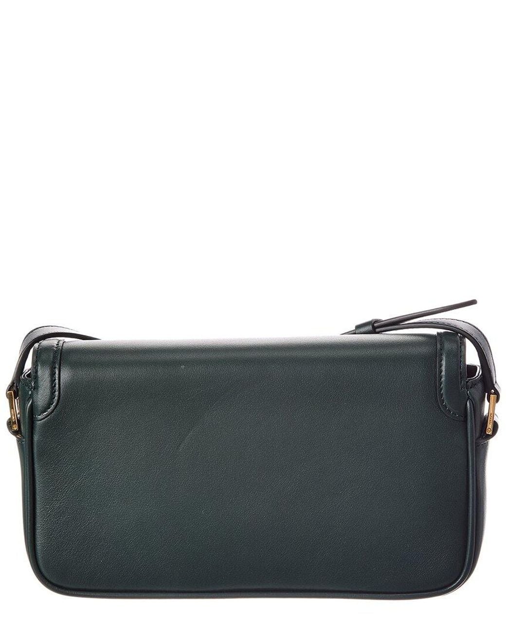 Tom Ford Gray Leather Shoulder Bag