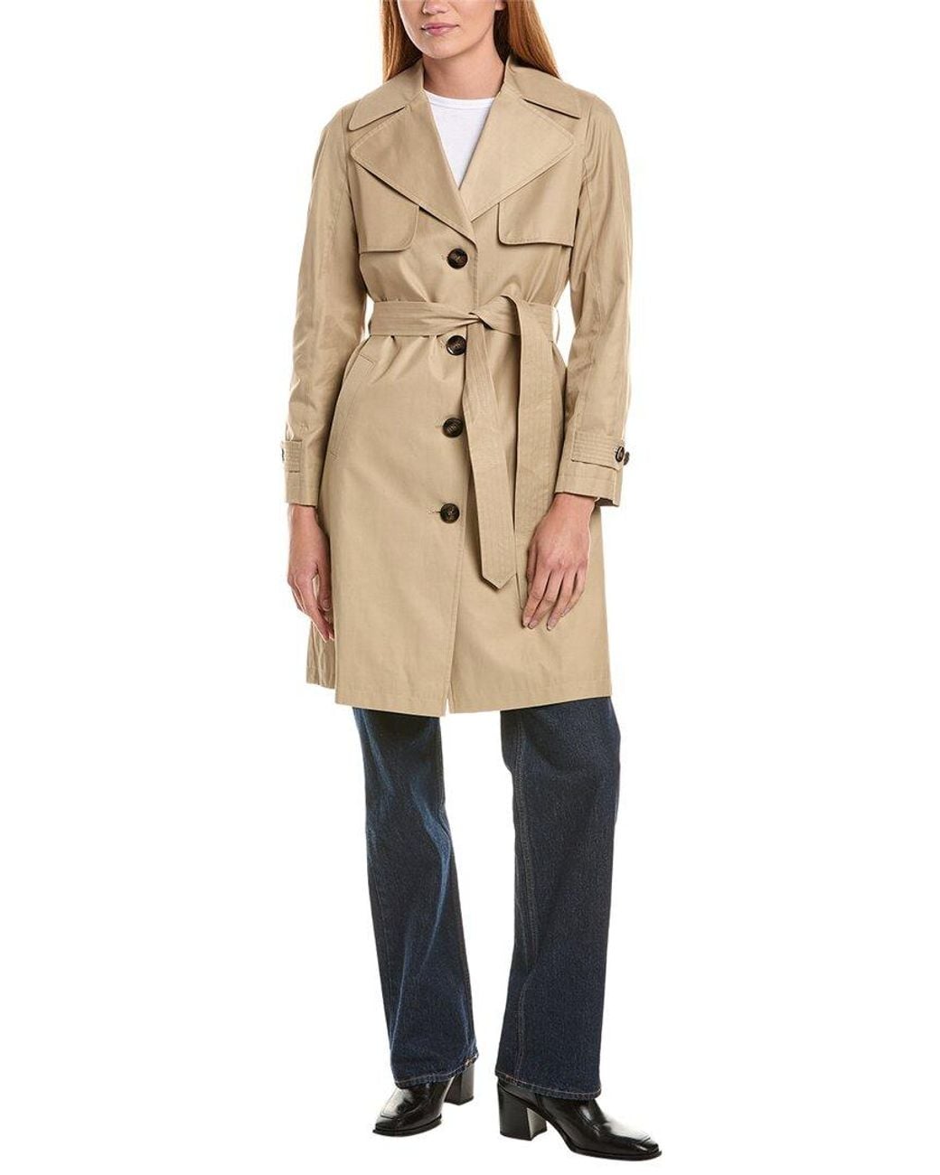 Via Spiga Natural Trench Coat