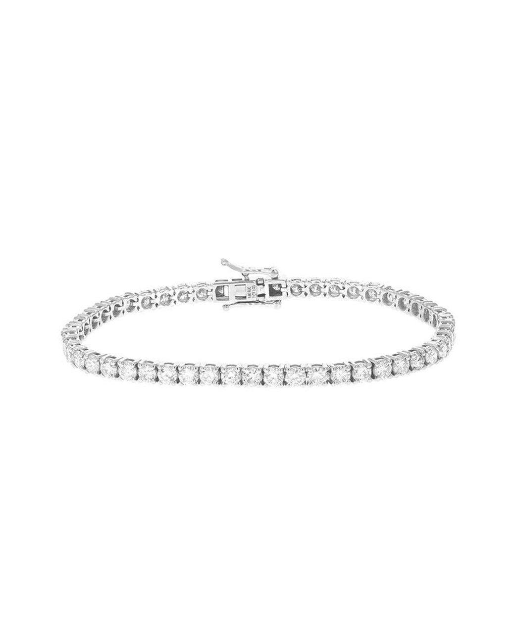 Amairah White 14K 5.00 Ct. Tw. Lab-Grown Diamond Tennis Bracelet