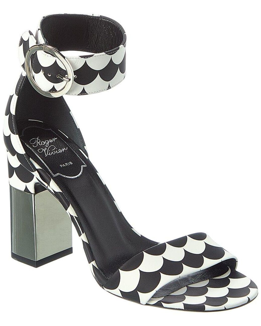 Roger Vivier Metallic Leather Sandal
