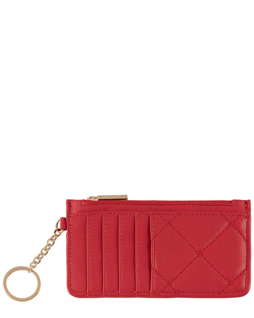 Shiraleah Red Mademoiselle Card Case