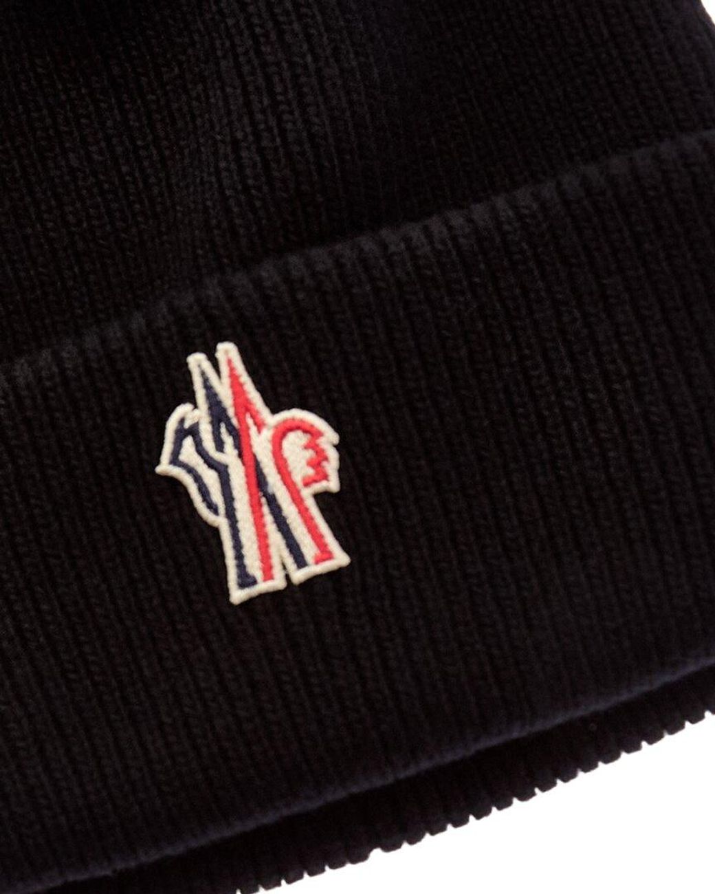 Moncler Black Wool Hat for men
