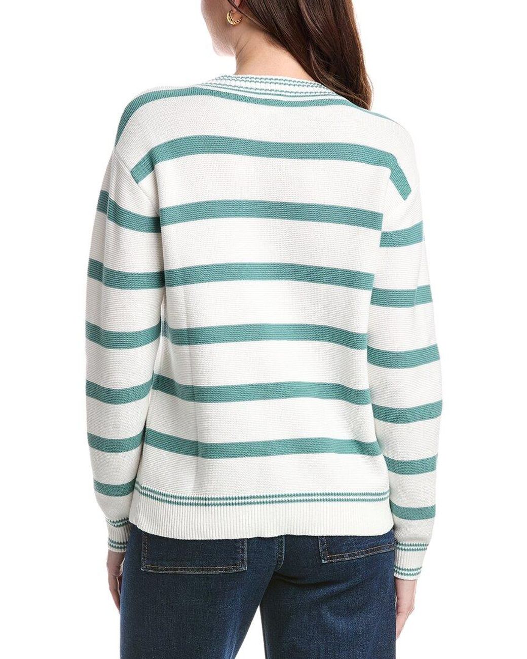 Cabi Green Arena V-Neck Pullover