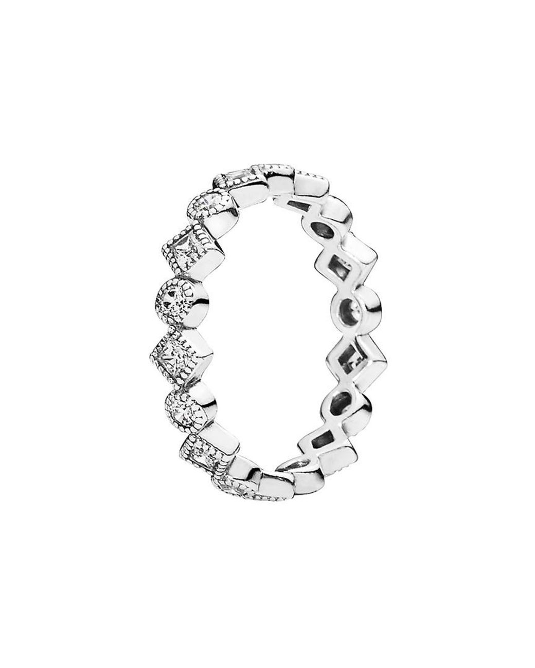 PANDORA Silver Cz Stackable Ring in Metallic - Save 61% - Lyst