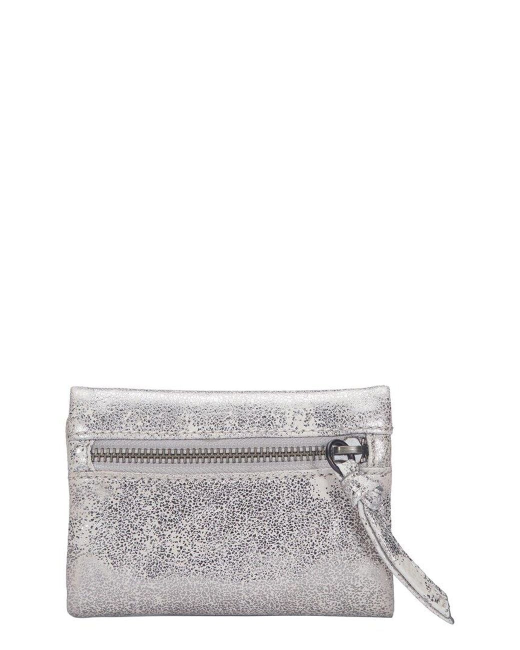 Frye Gray Nora Leather Wallet