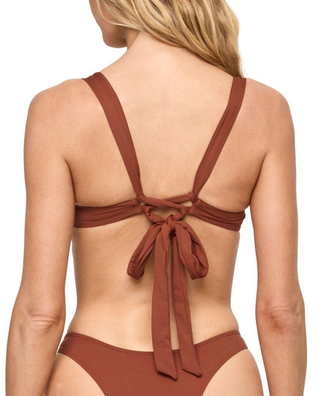 LSPACE Brown Mako Top