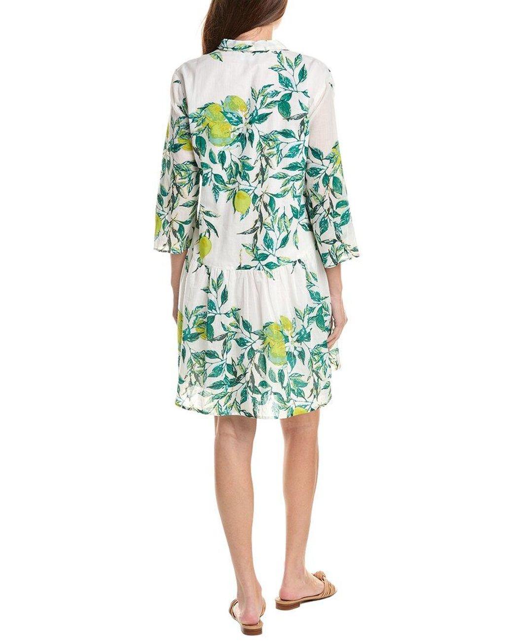 Ro's Garden Blue Cadaques Short Mini Dress