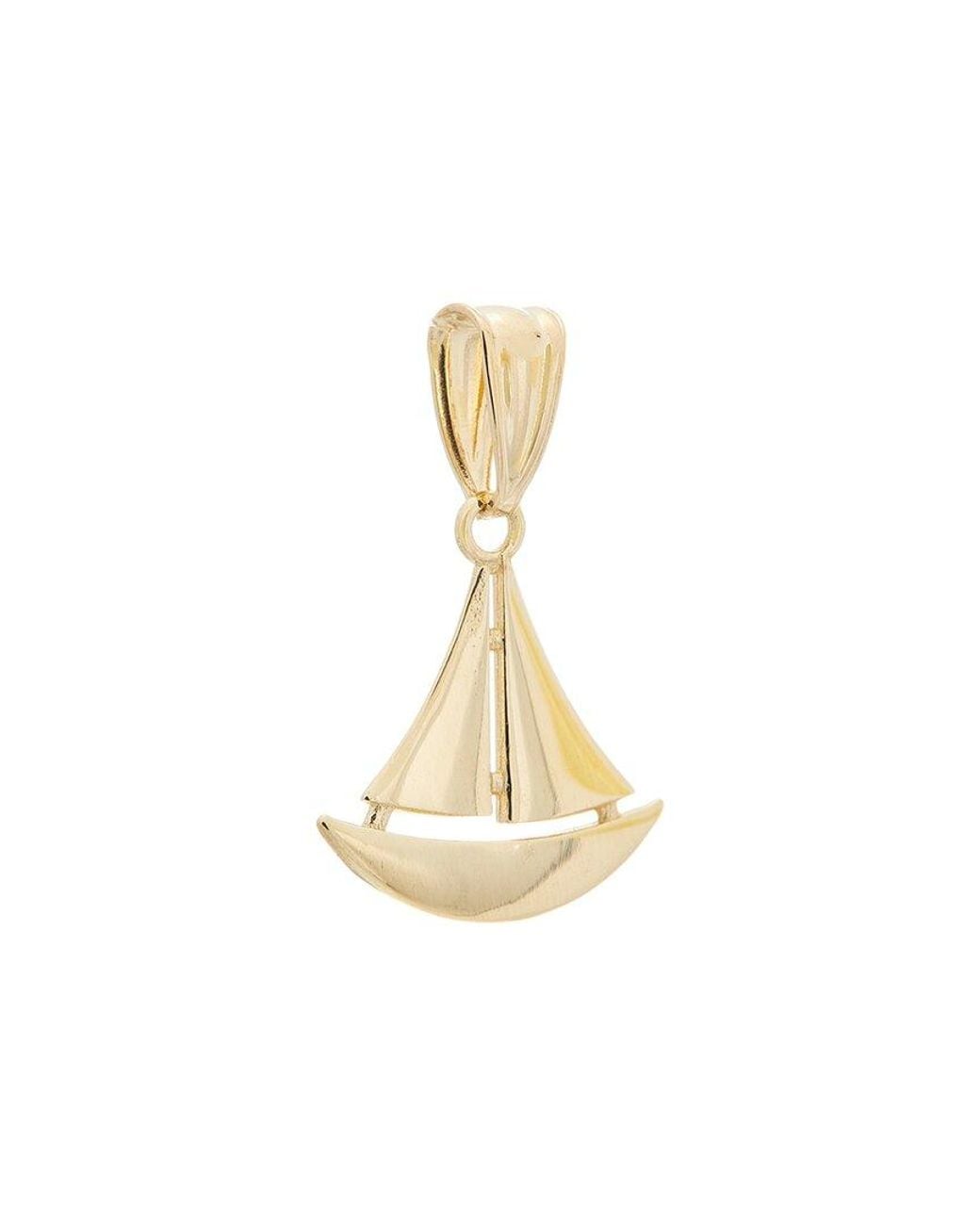 Italian Gold Metallic 14K Pendant