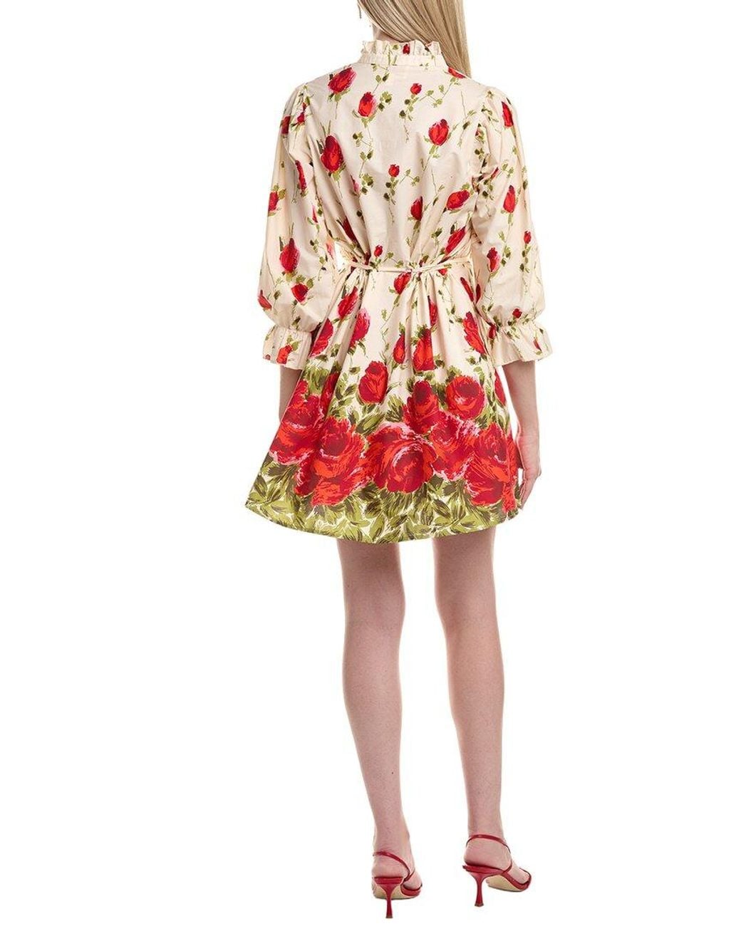 FLORA BEA NYC Red Adelina Mini Dress