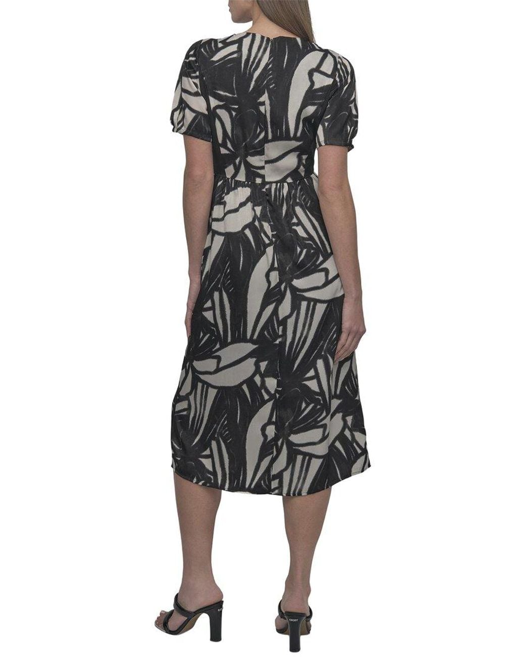 DKNY Black Midi Dress