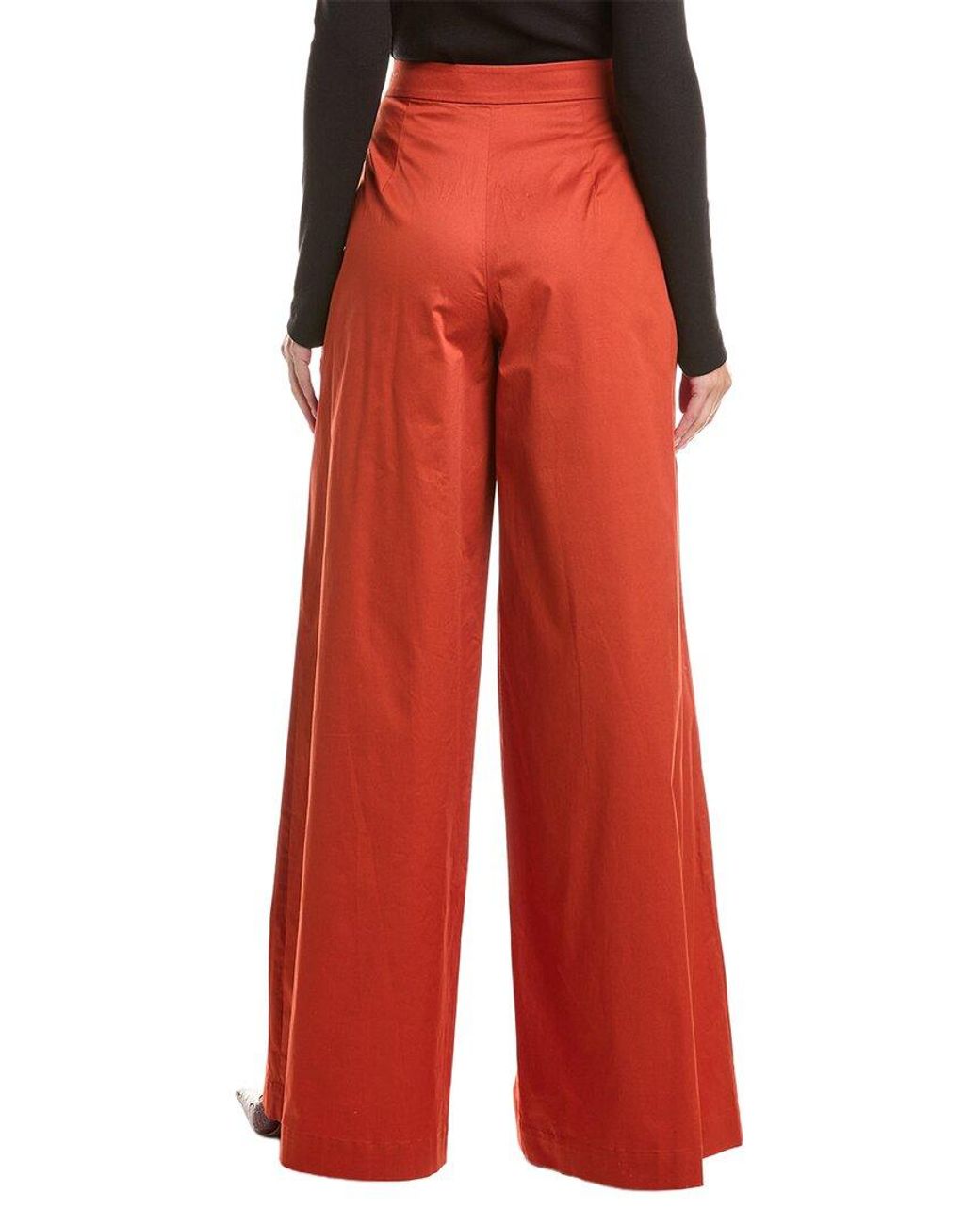 Oscar de la Renta Red Pant
