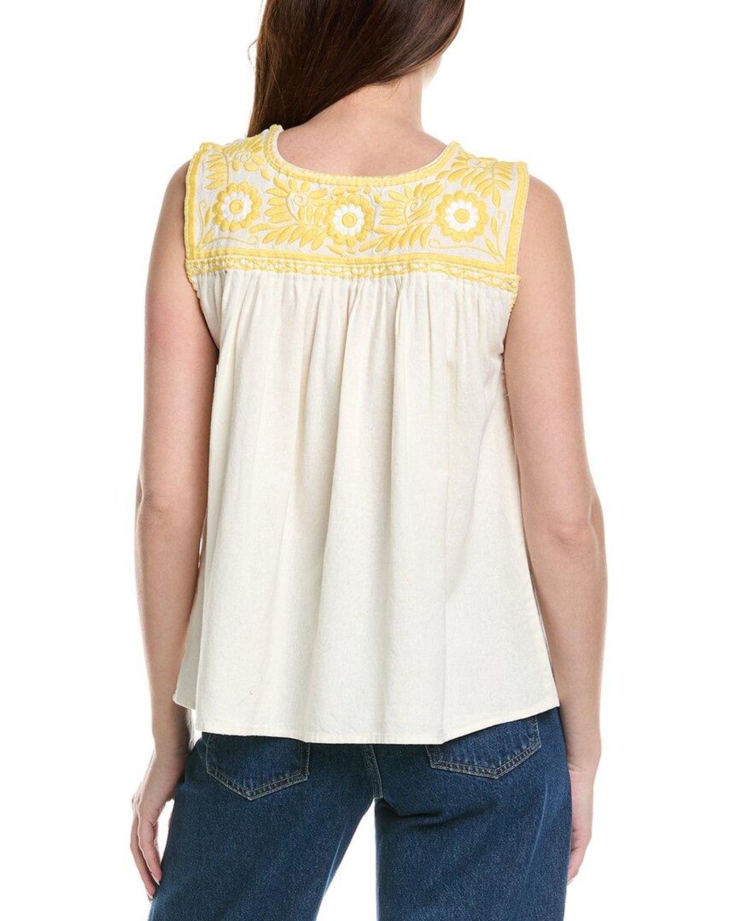 Frances Valentine White Jess Top