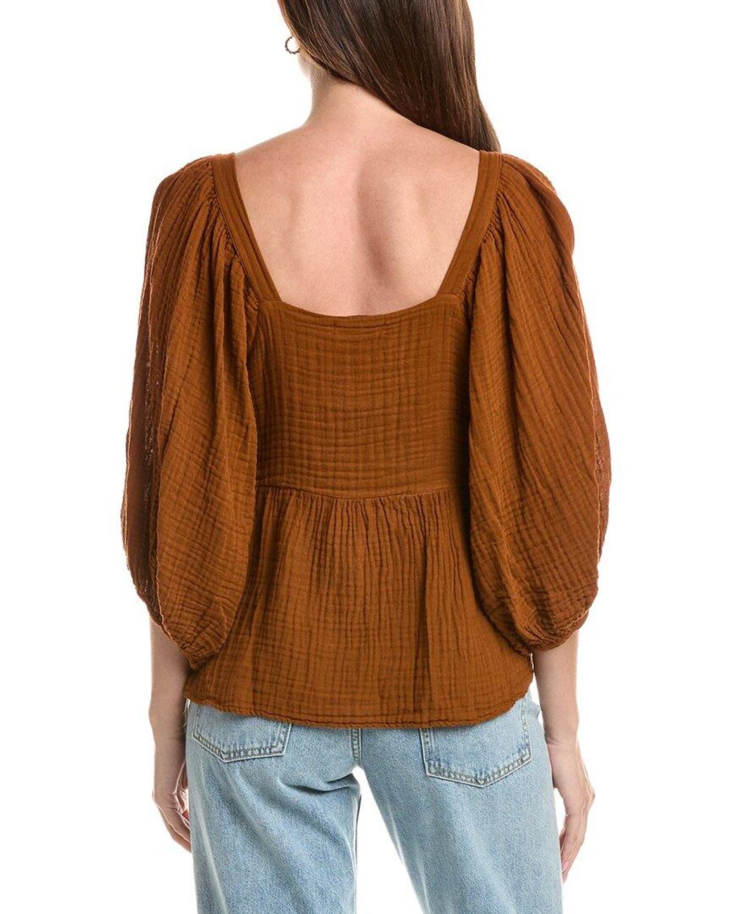 Michael Stars Brown Patsy Top