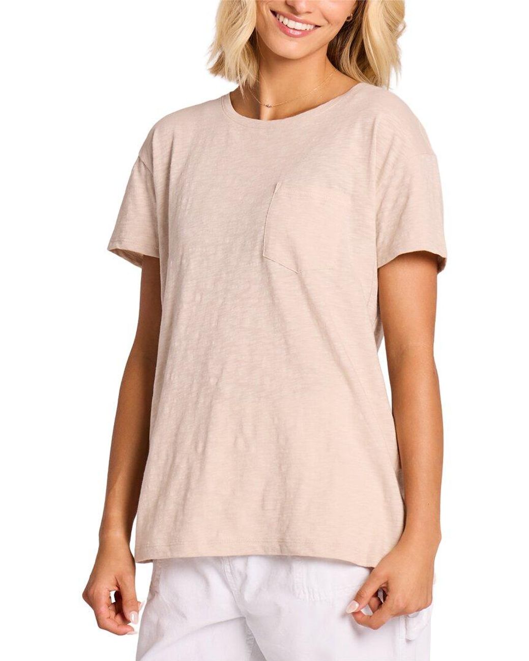 Life Is Good. Pink Slub T-Shirt