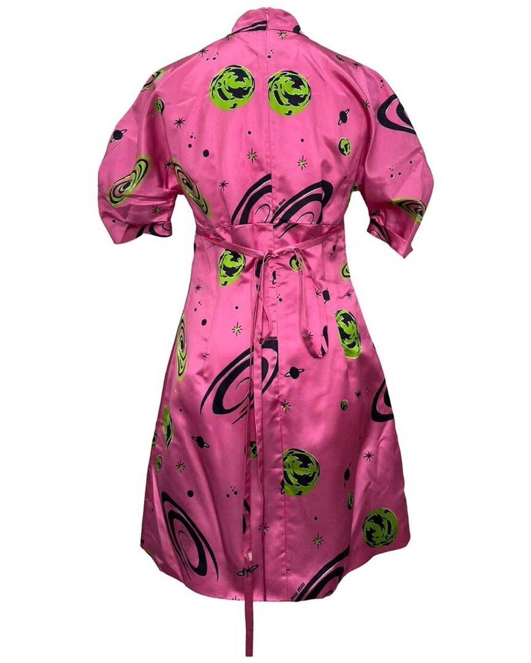 Miu Miu Pink 2017 Space Print Dress, Size Eu (Authentic Pre-Loved)