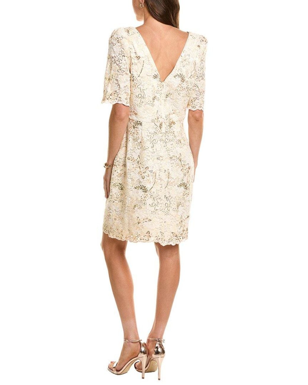 Eliza J Natural Cocktail Dress