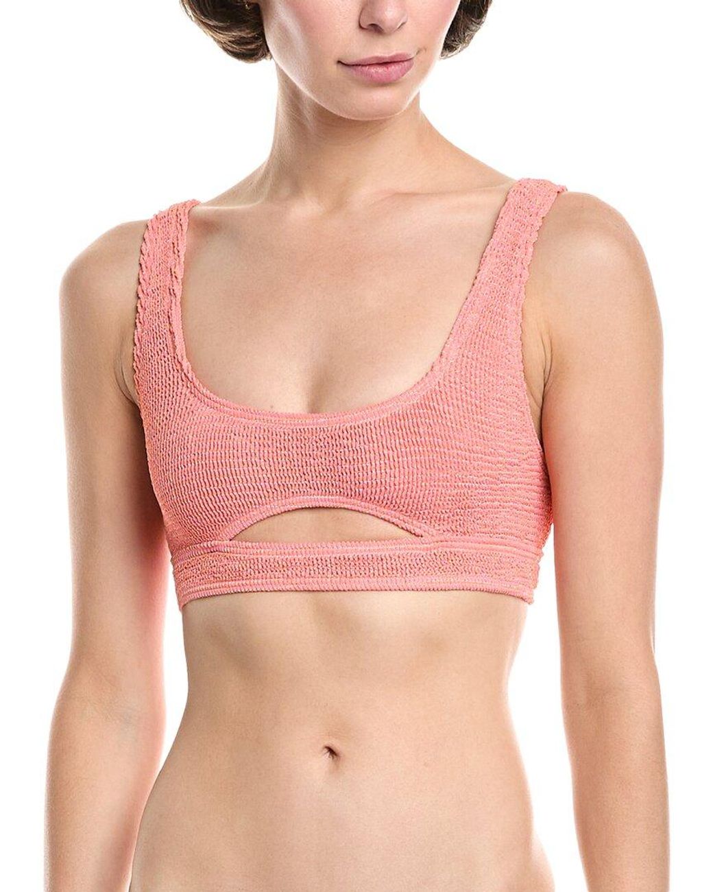 Bondeye Pink Sasha Crop Tankini Top