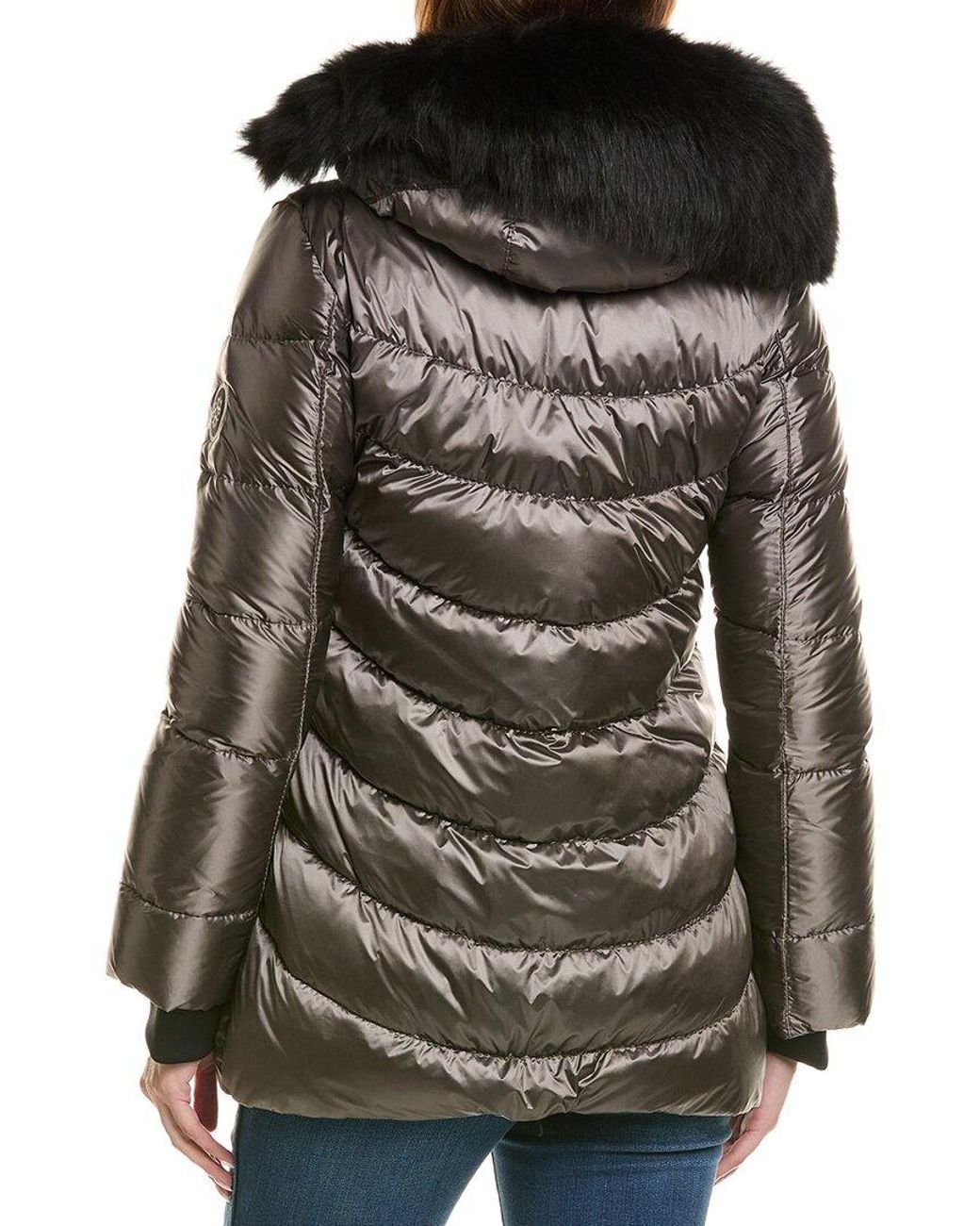 Gorski Gray Après Ski Down Jacket