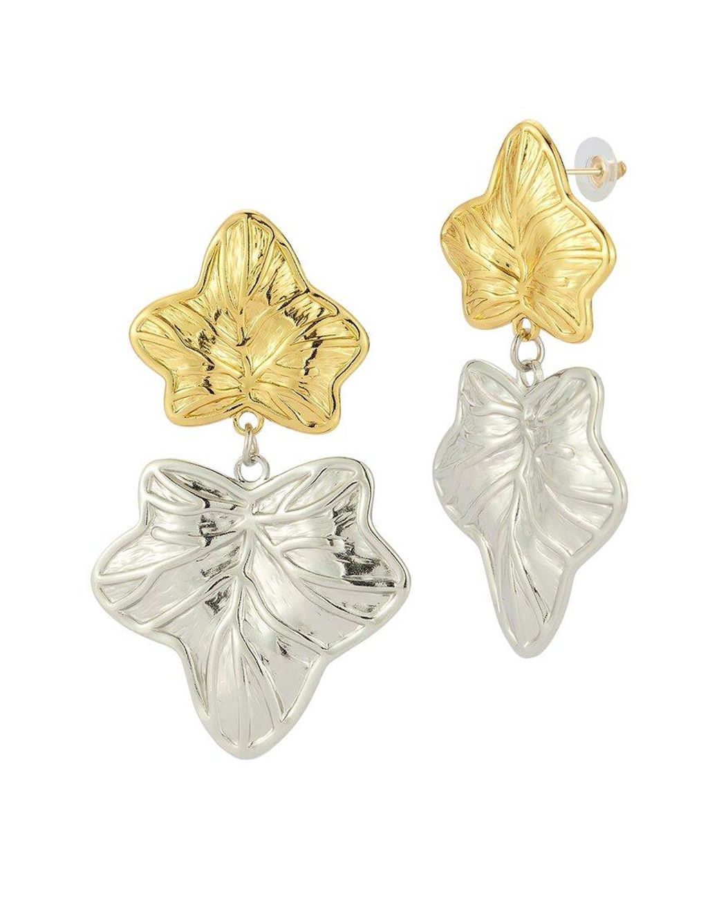 Sphera Milano Metallic Plated Stainless Steel Earrings