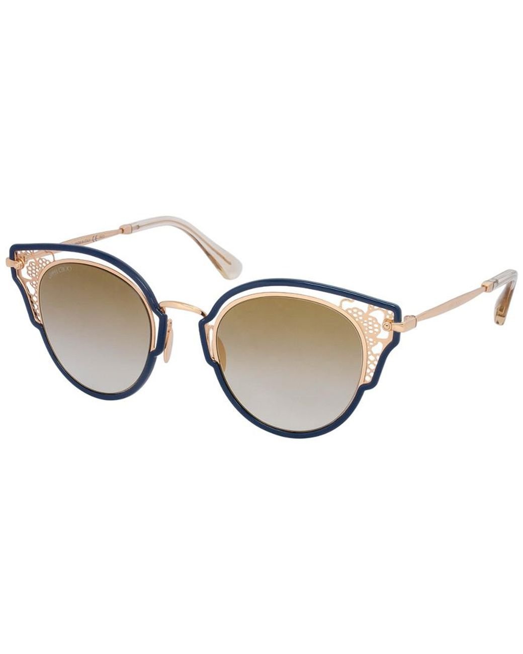 Jimmy Choo Dhelia/s 48mm Sunglasses in Metallic Lyst