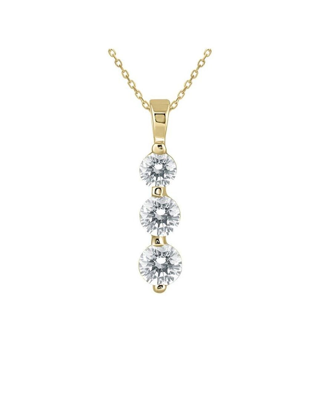 Diamond Select Cuts White 14K 0.96 Ct. Tw. Diamond Necklace