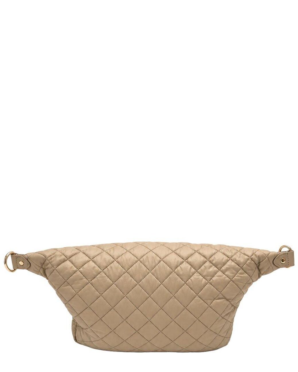 MZ Wallace Natural Crosby Nylon & Leather Sling Bag