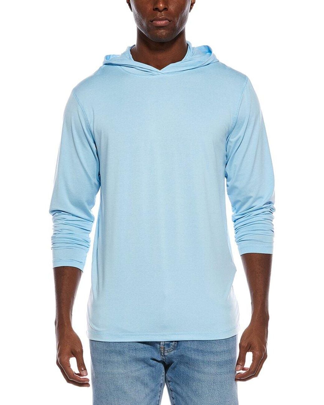 Vintage 1946 Blue Heather Hoodie for men