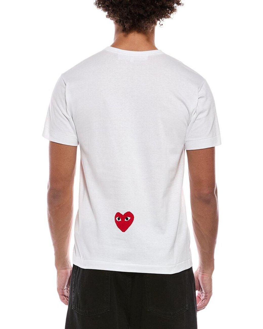 COMME DES GARÇONS PLAY White Play Together T-Shirt for men