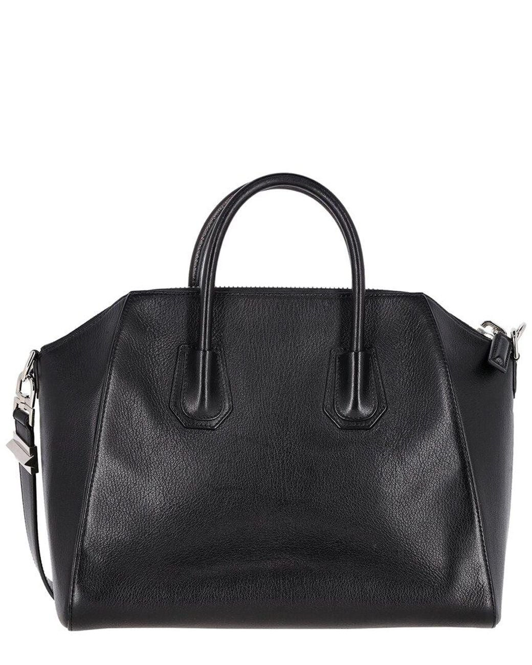 Givenchy Black Leather Medium Antigona Satchel (authentic Pre-loved)