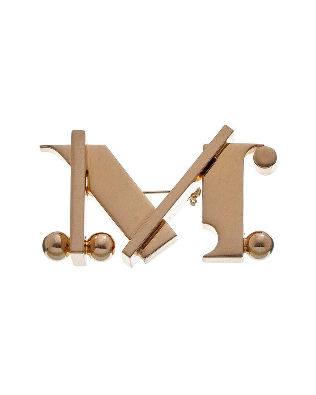 Weekend by Maxmara Natural Monogram Brooch