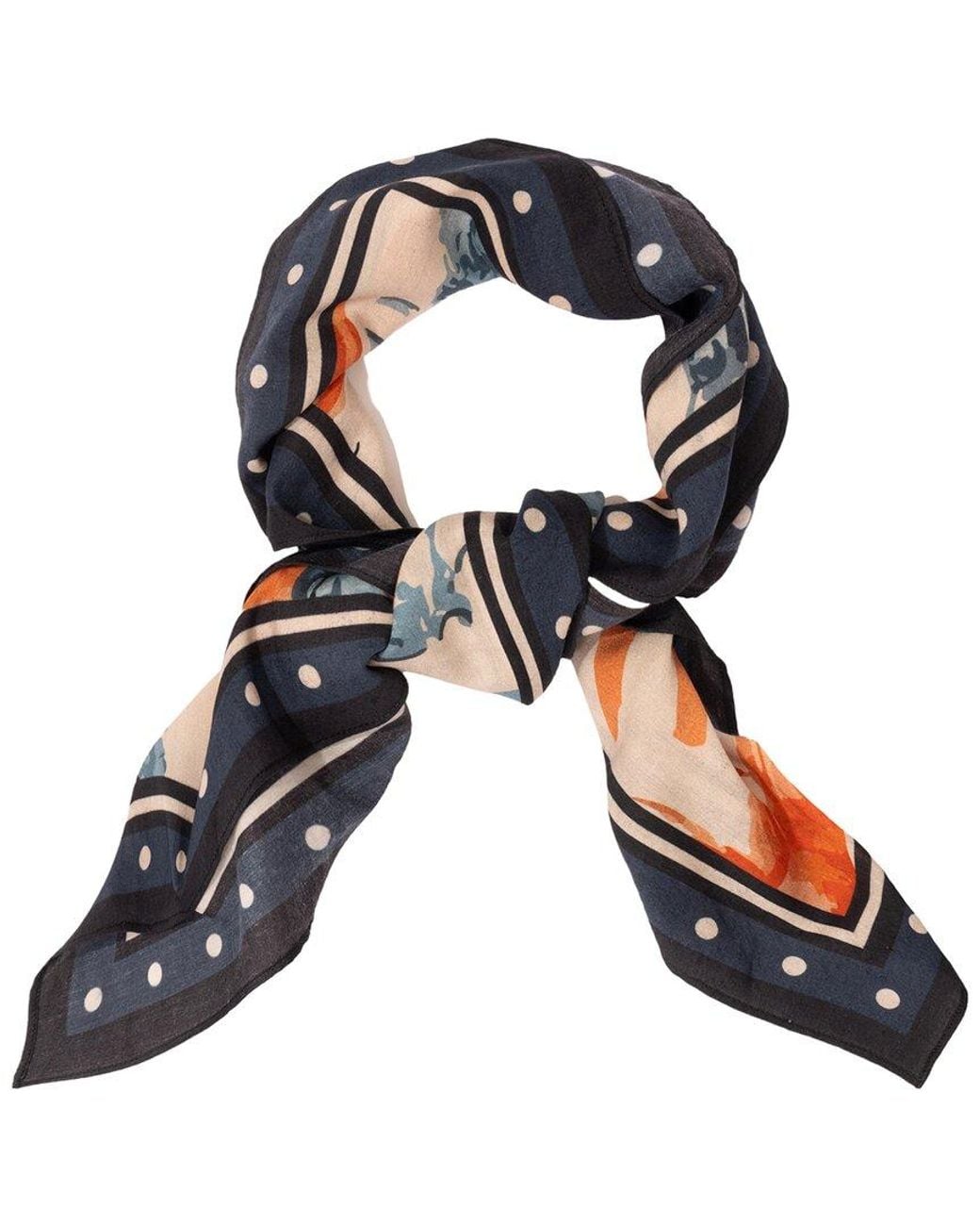 Saachi Blue Printed Bandana
