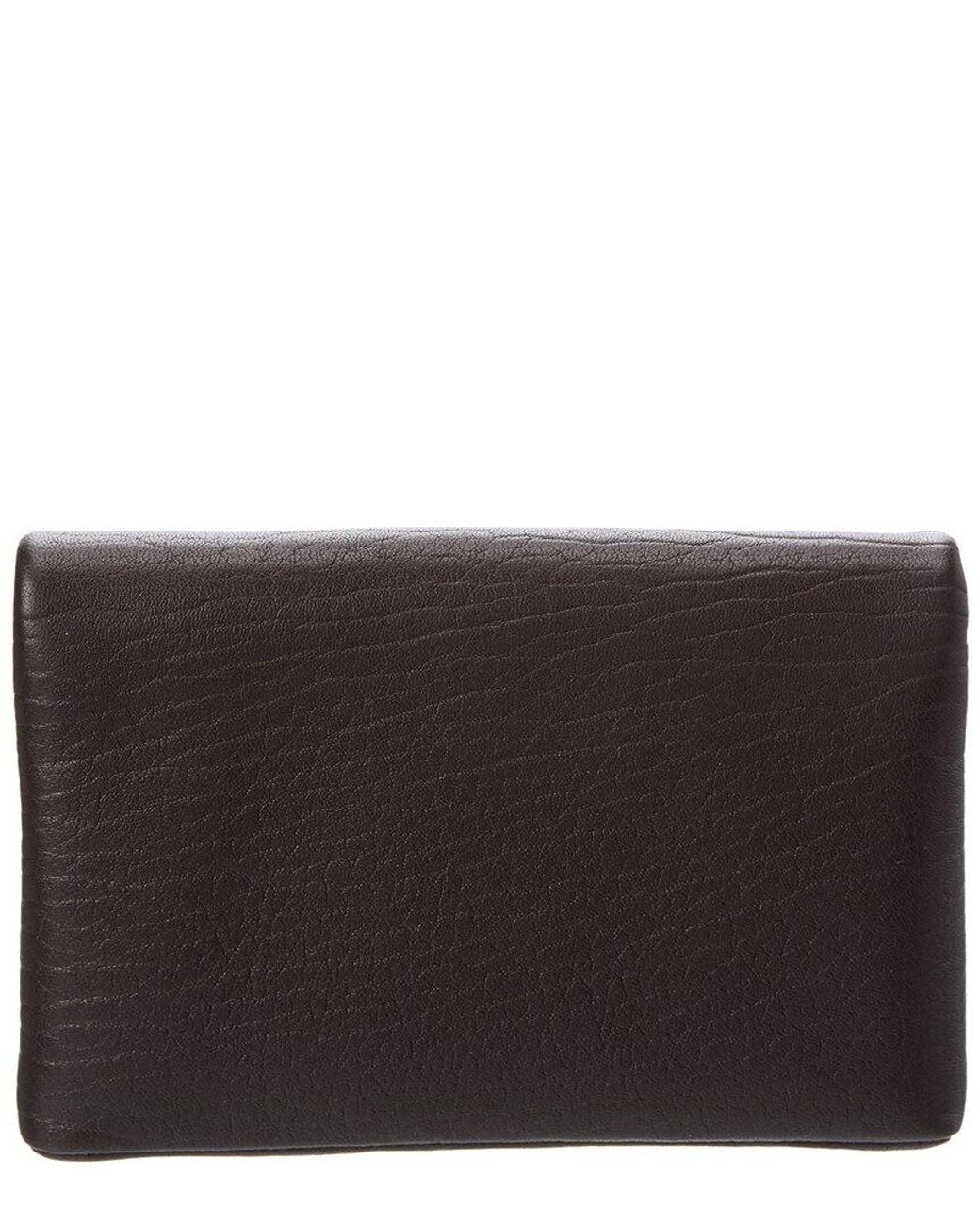 Saint Laurent Black Leather Pouch