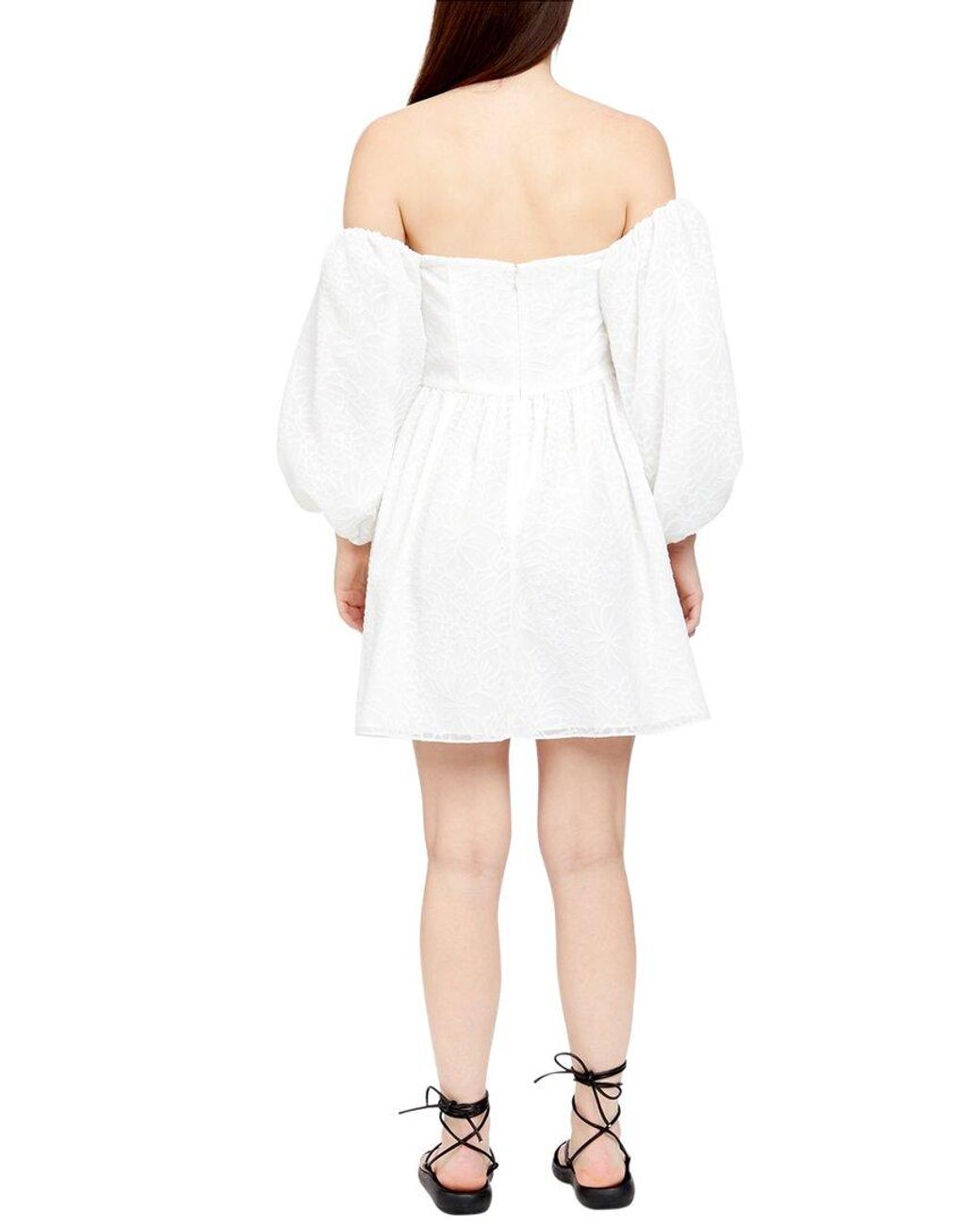 Tanya Taylor White Josette Mini Dress