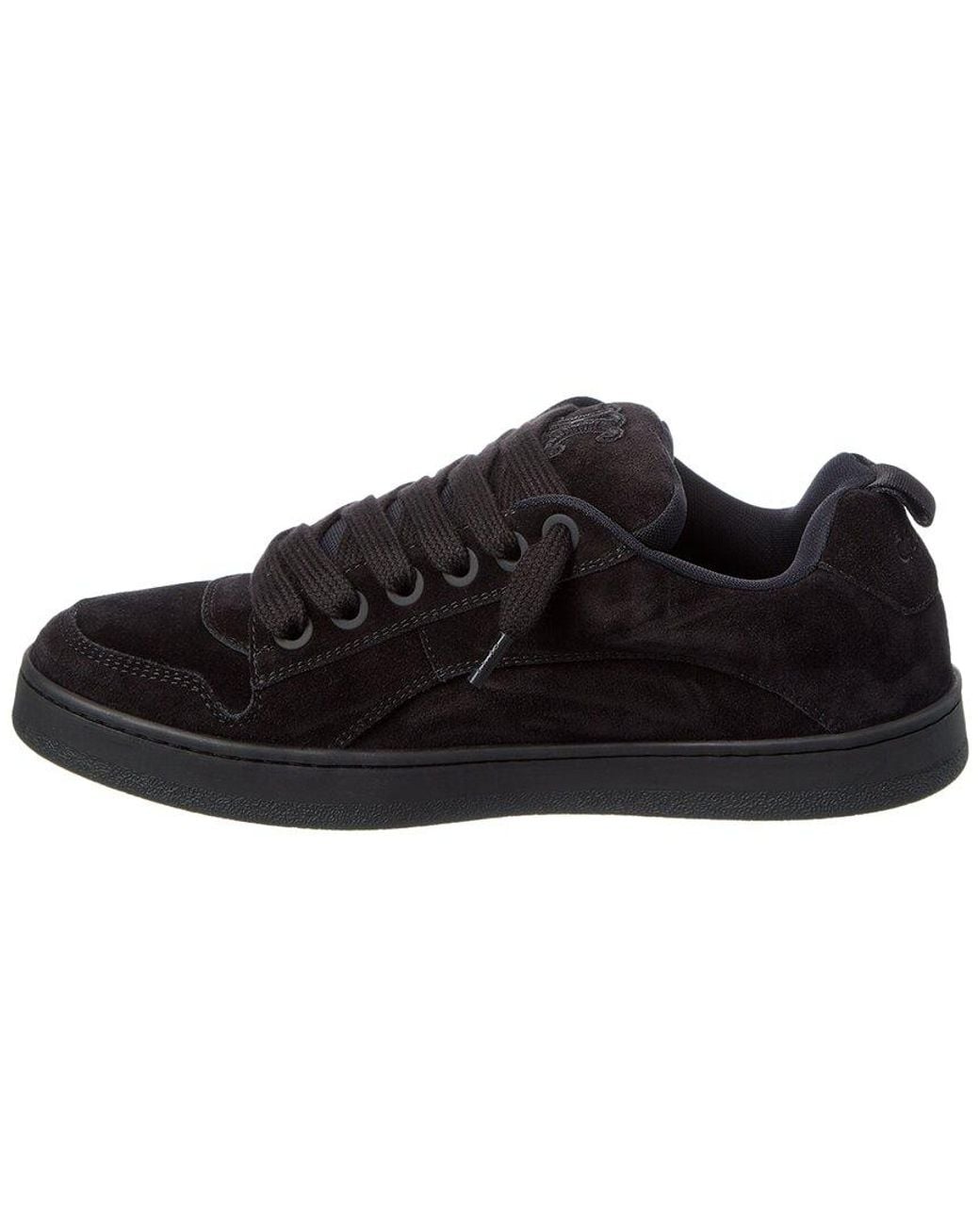 Céline Black Huntington Suede Sneaker