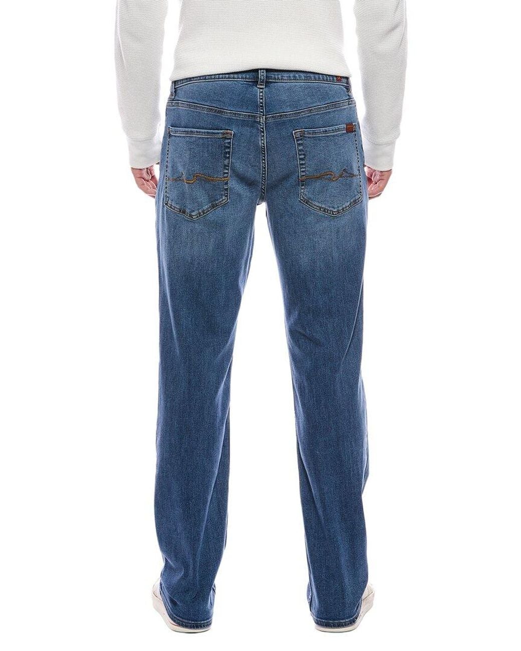 7 For All Mankind Blue Austyn Loon Bootcut Jean for men