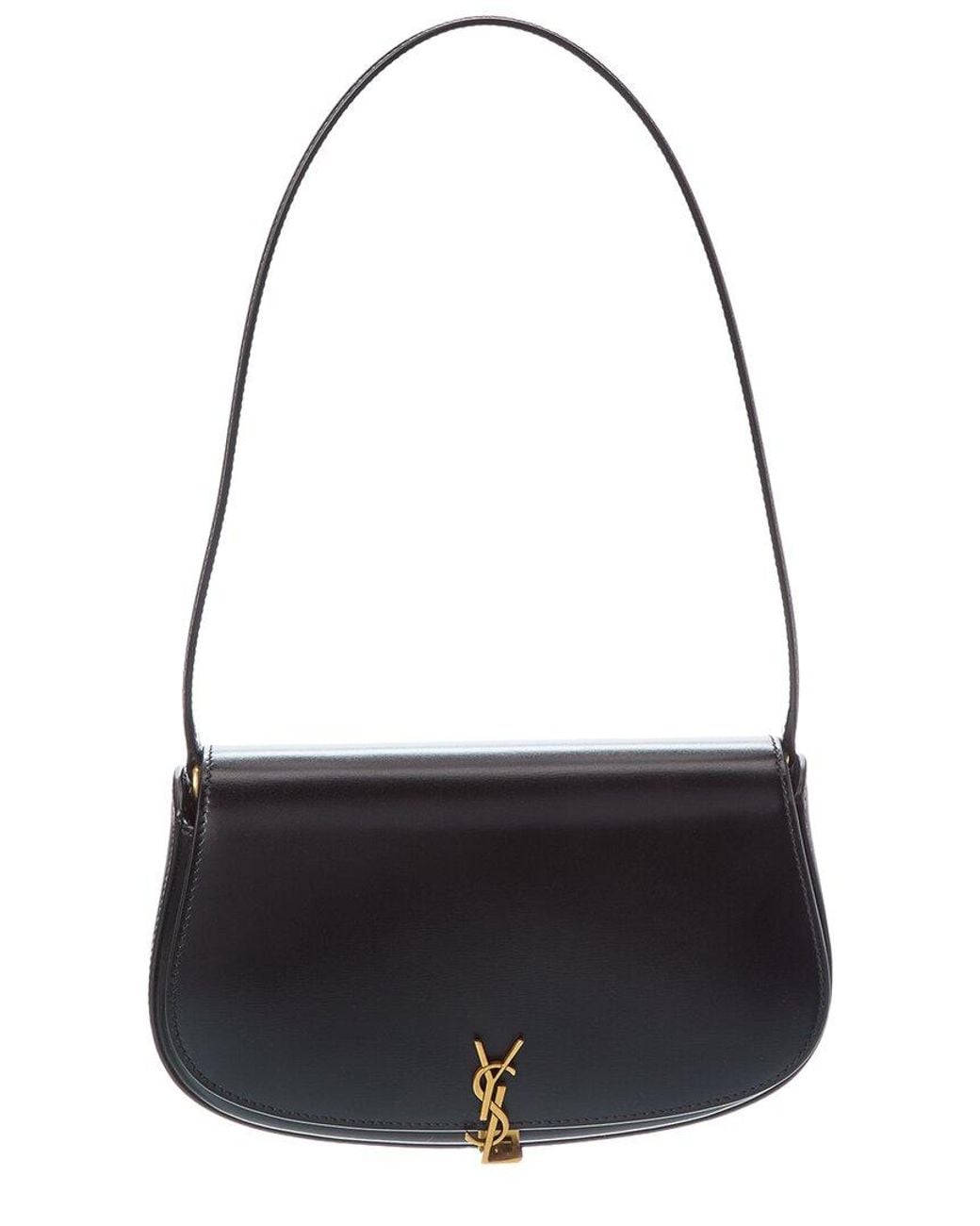 Saint Laurent Black Voltaire Leather Shoulder Bag